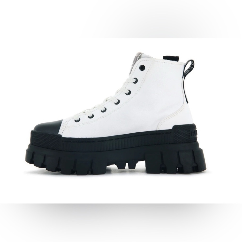 NWT Palladium Revolt Hi TX Star White Platform Boots NWT Size 10 - Picture 6 of 10